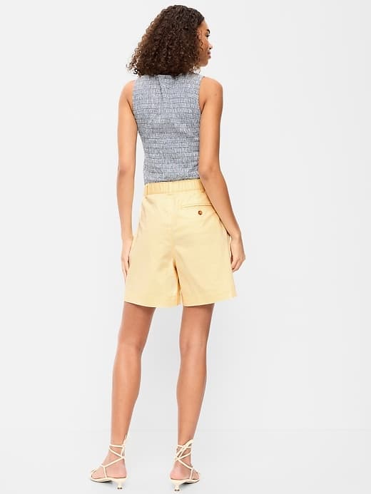 High-Waisted OGC Chino Shorts -- 4-inch inseam — view 3